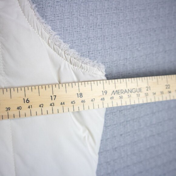 Billabong Y2K Vintage Puffer Sherpa Zip up Hoodie Vest - Picture 8 of 11